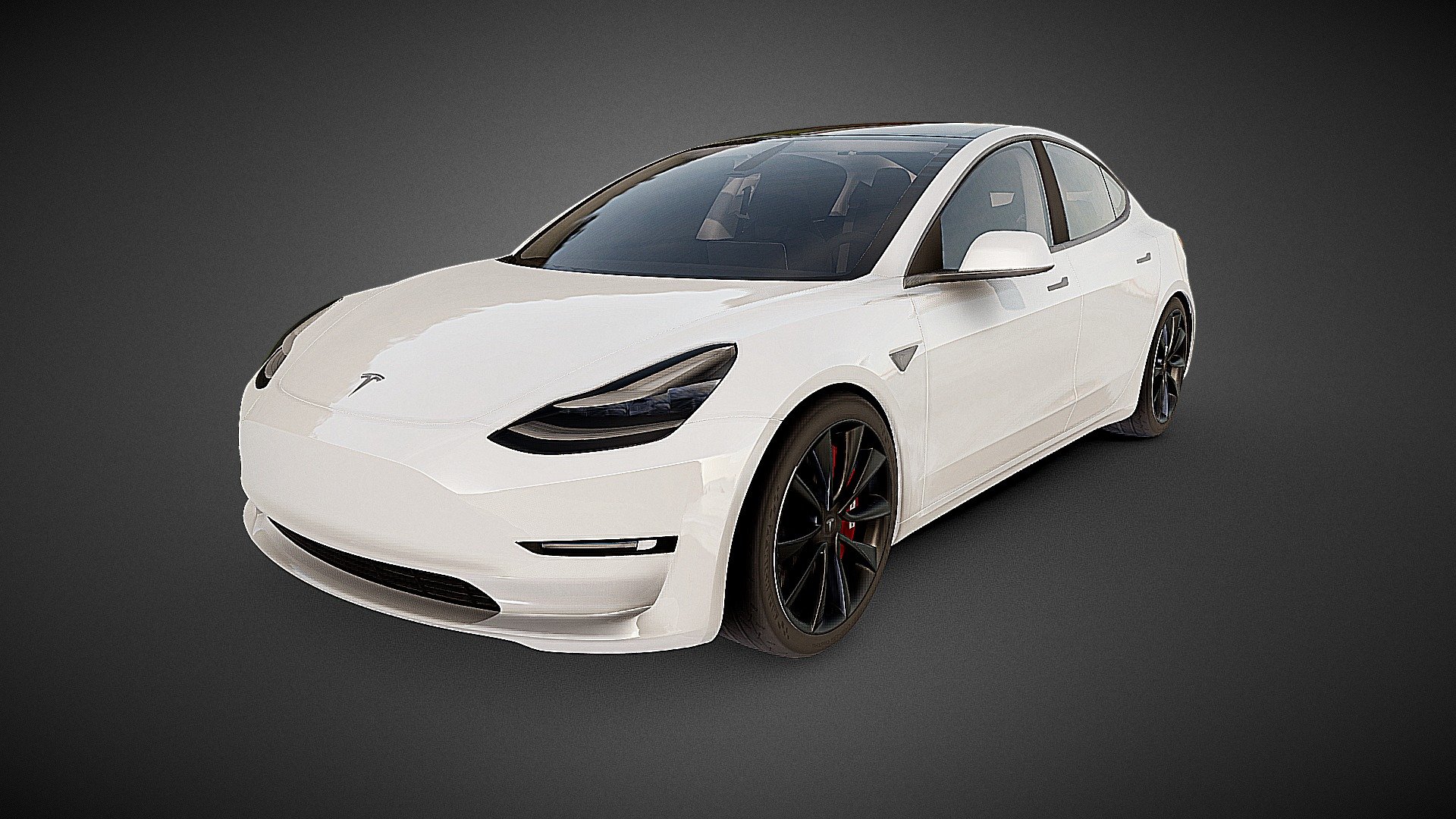 Tesla Model 3 [Realistic FREE] 3d model