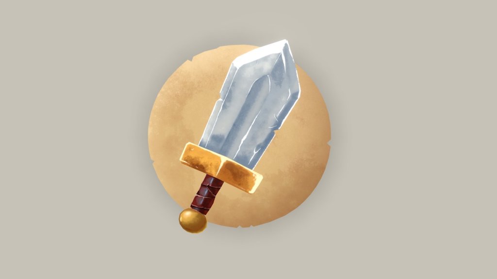 Stylized Sword 3d model