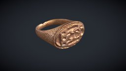 Bronze Ring with name of Tutankhamun UC12507