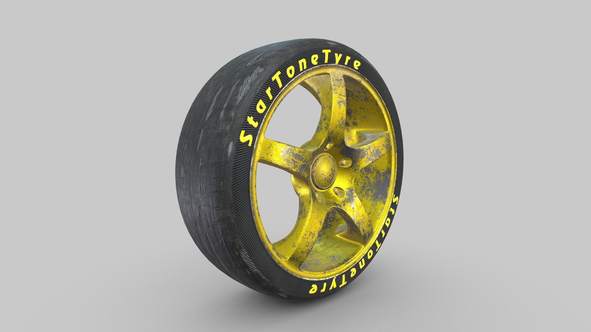 АОБ Tire+ Disc 1 3d model