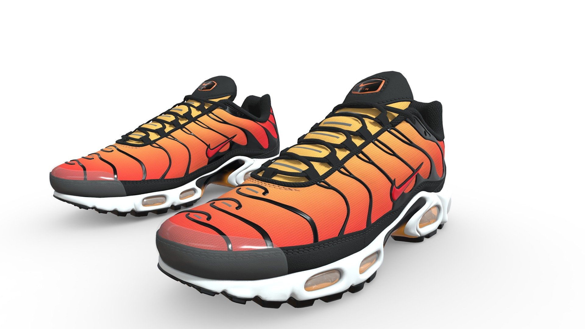 Air Max Plus Tiger OG PBR 3d model