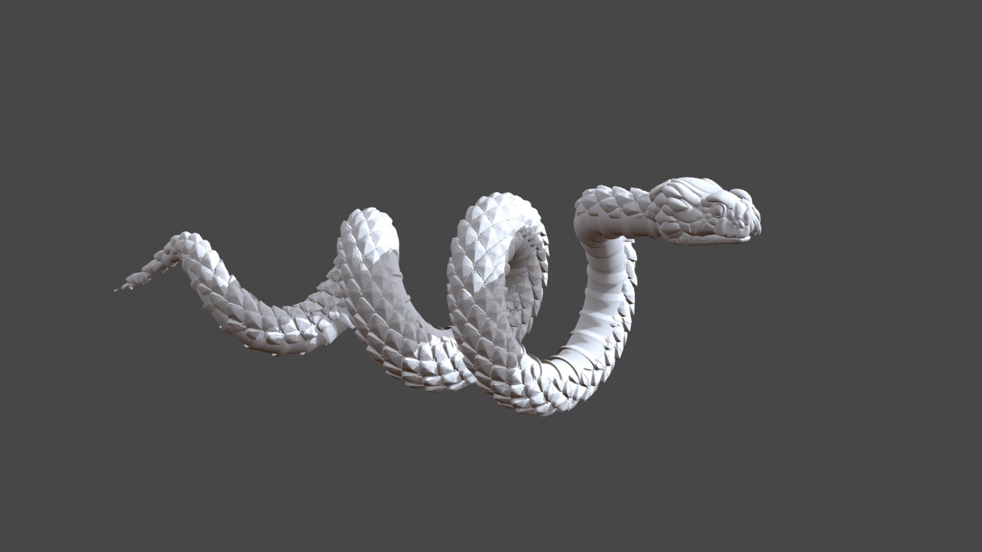 snake 3d model