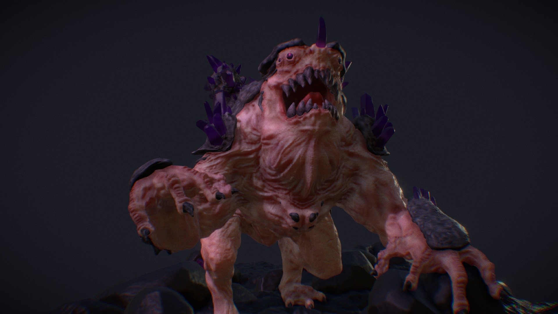 The crystal Beast 3d model