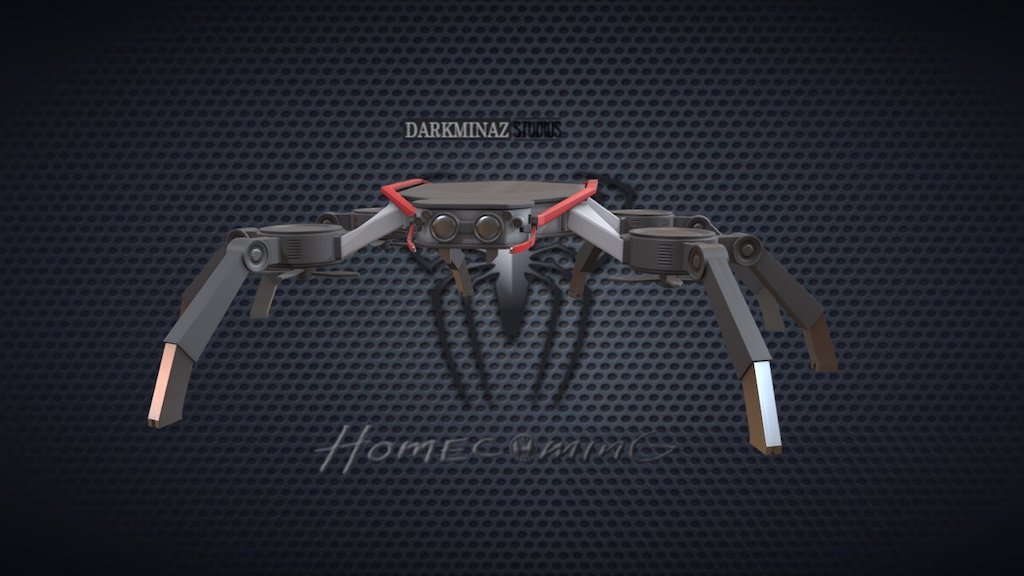 Spider Drone 3d model