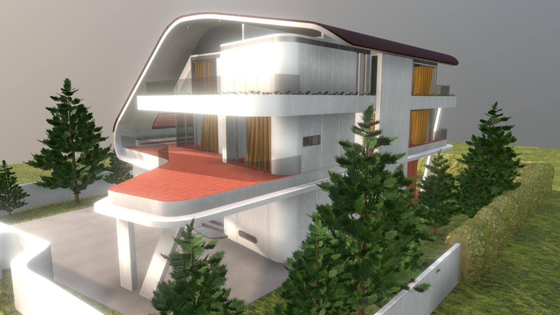 Future House 3d model