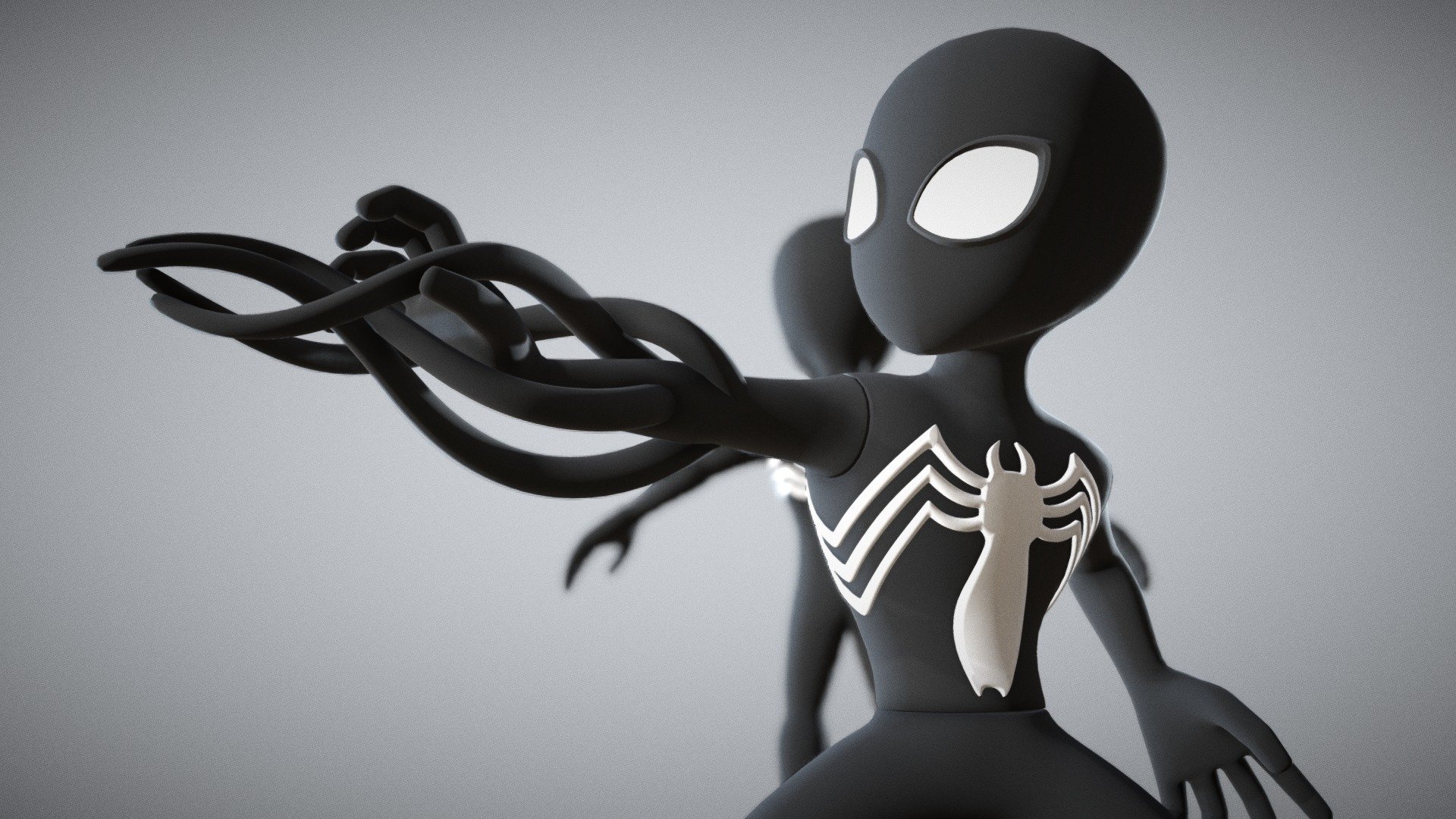 Symbiote Spider-Man 3d model