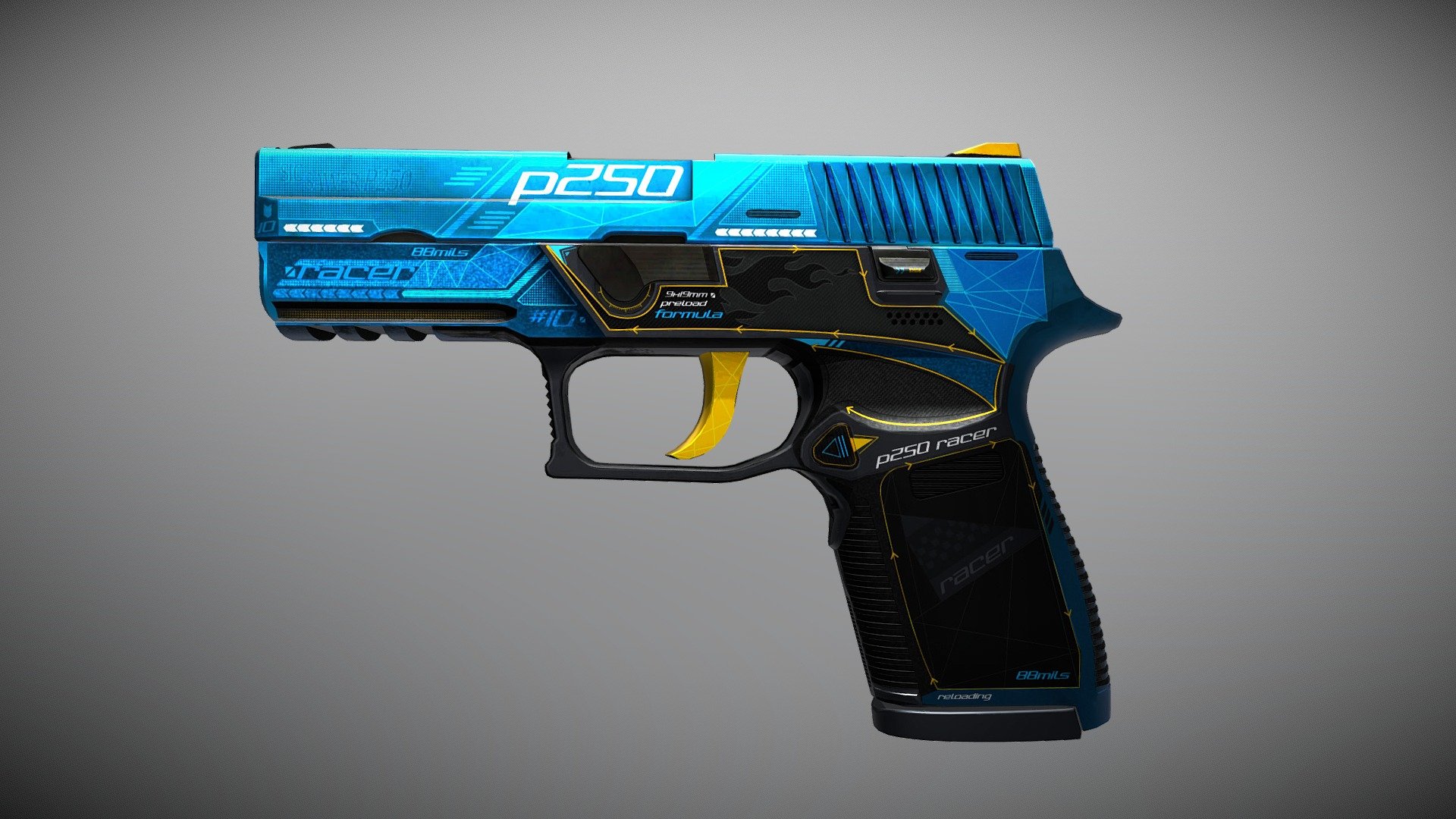 P250 | Racer 3d model