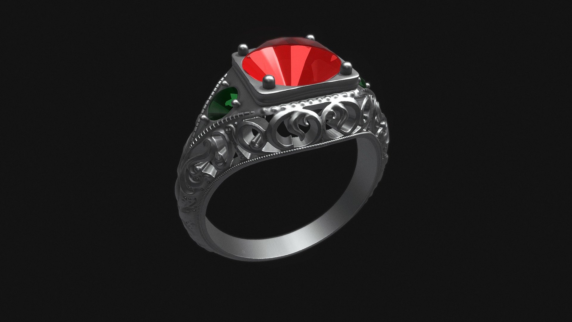 Anillo Compromiso 3d model