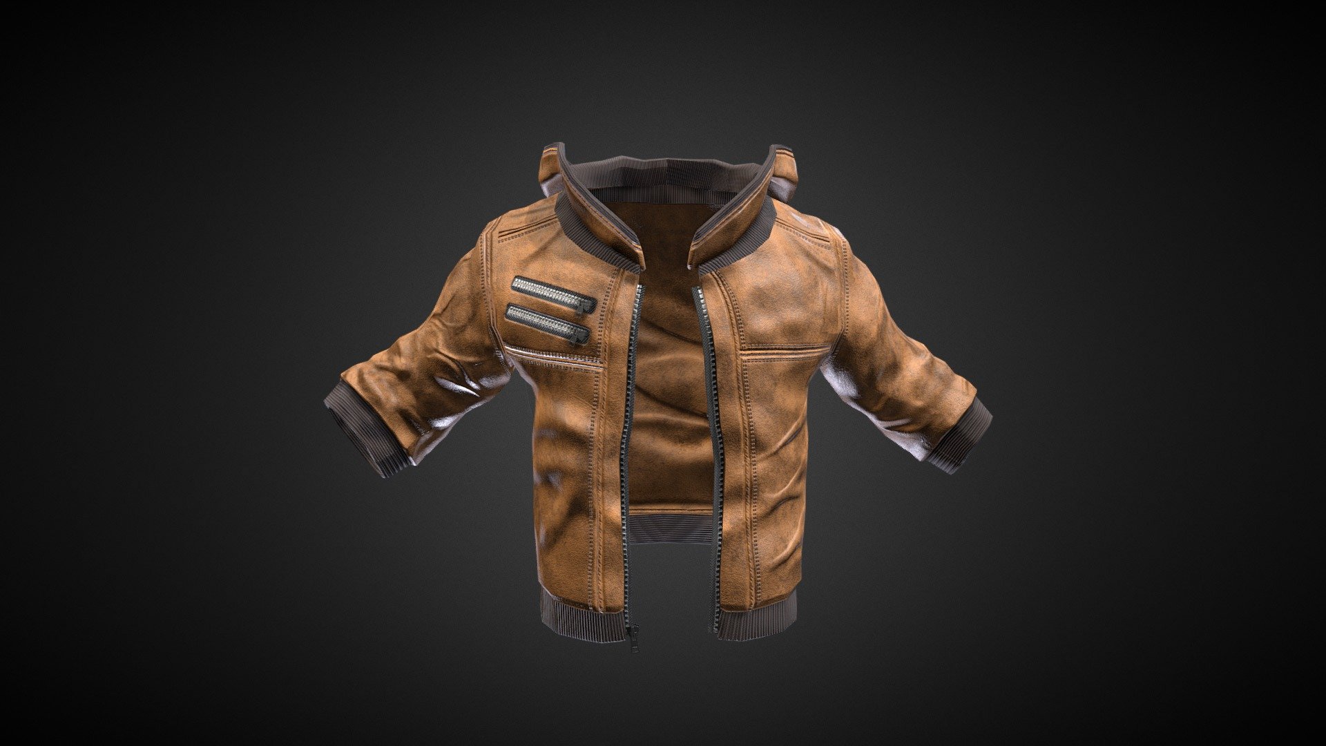 Leather Jacket 3d model