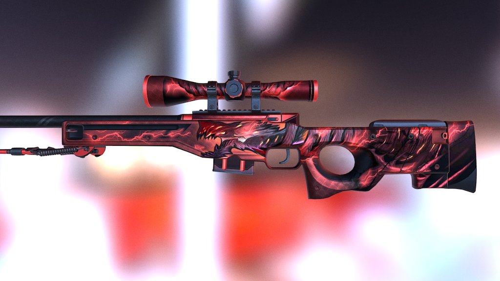 AWP | Demon 3d model