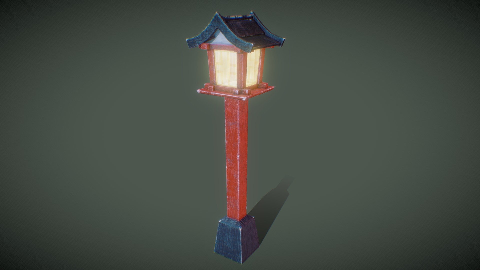 Shinto Lantern 3d model