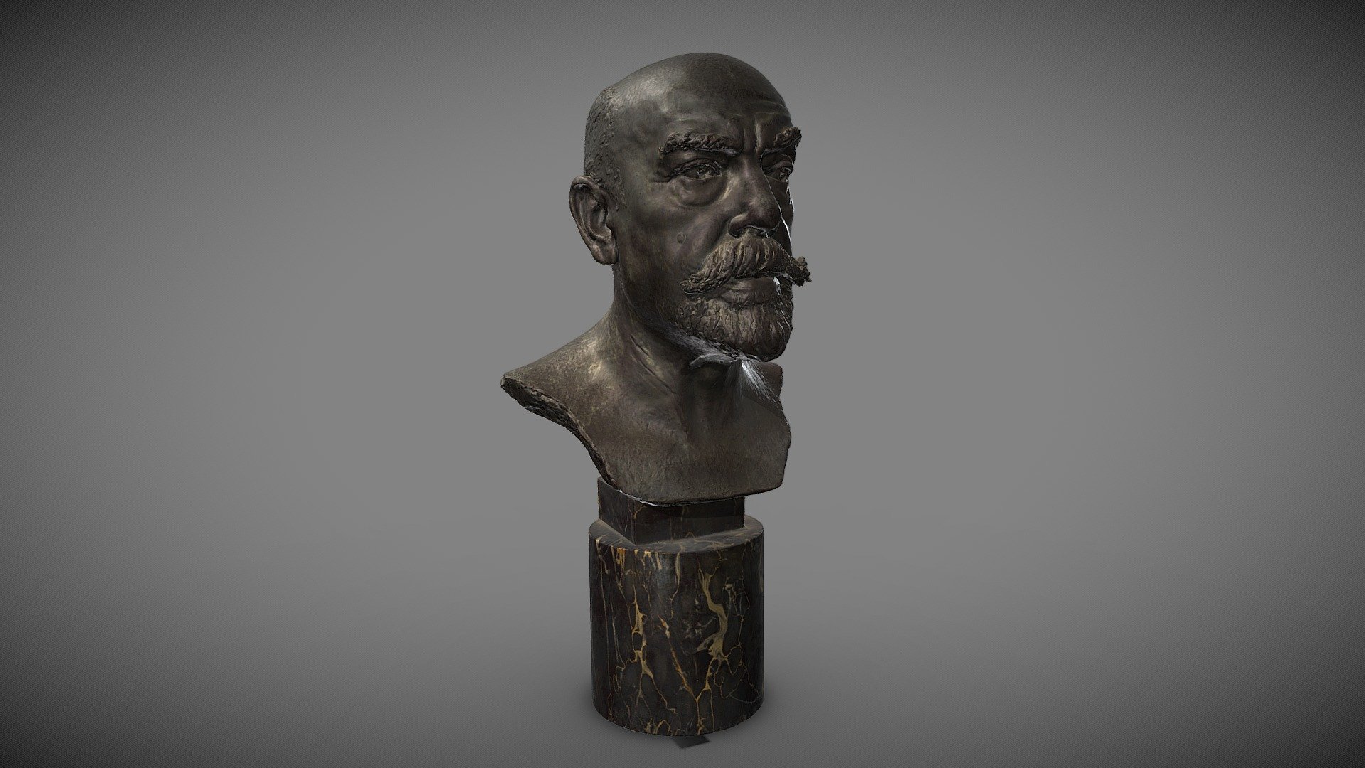 Portrait de Monsieur Coutan par Aimé Octobre 3d model