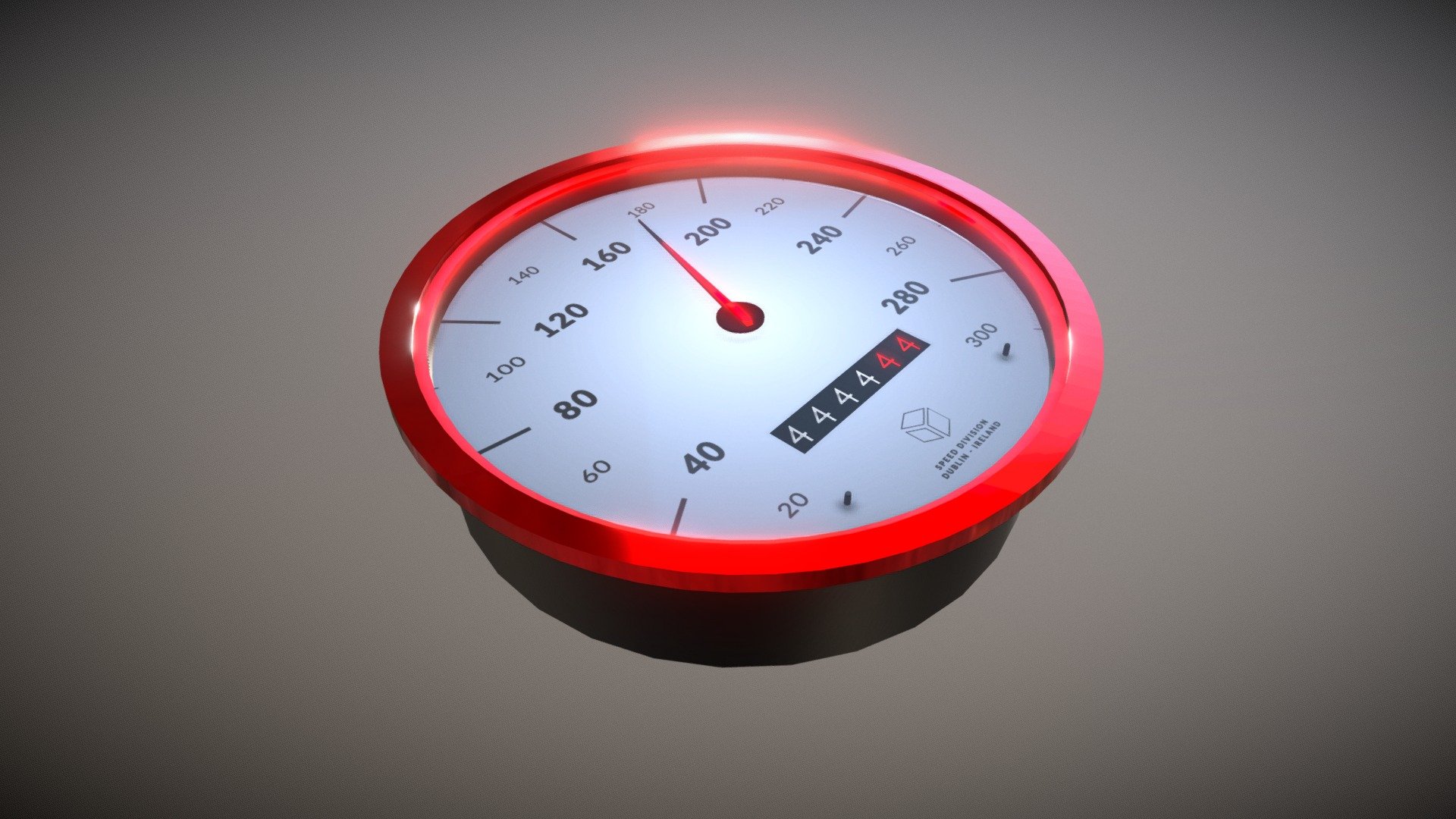 Speed Gauge 3d model