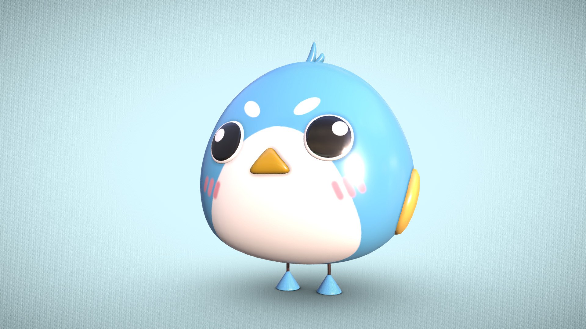 Cartoon Character 3d model