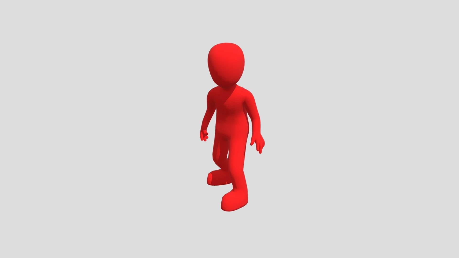 Stickman 3d model