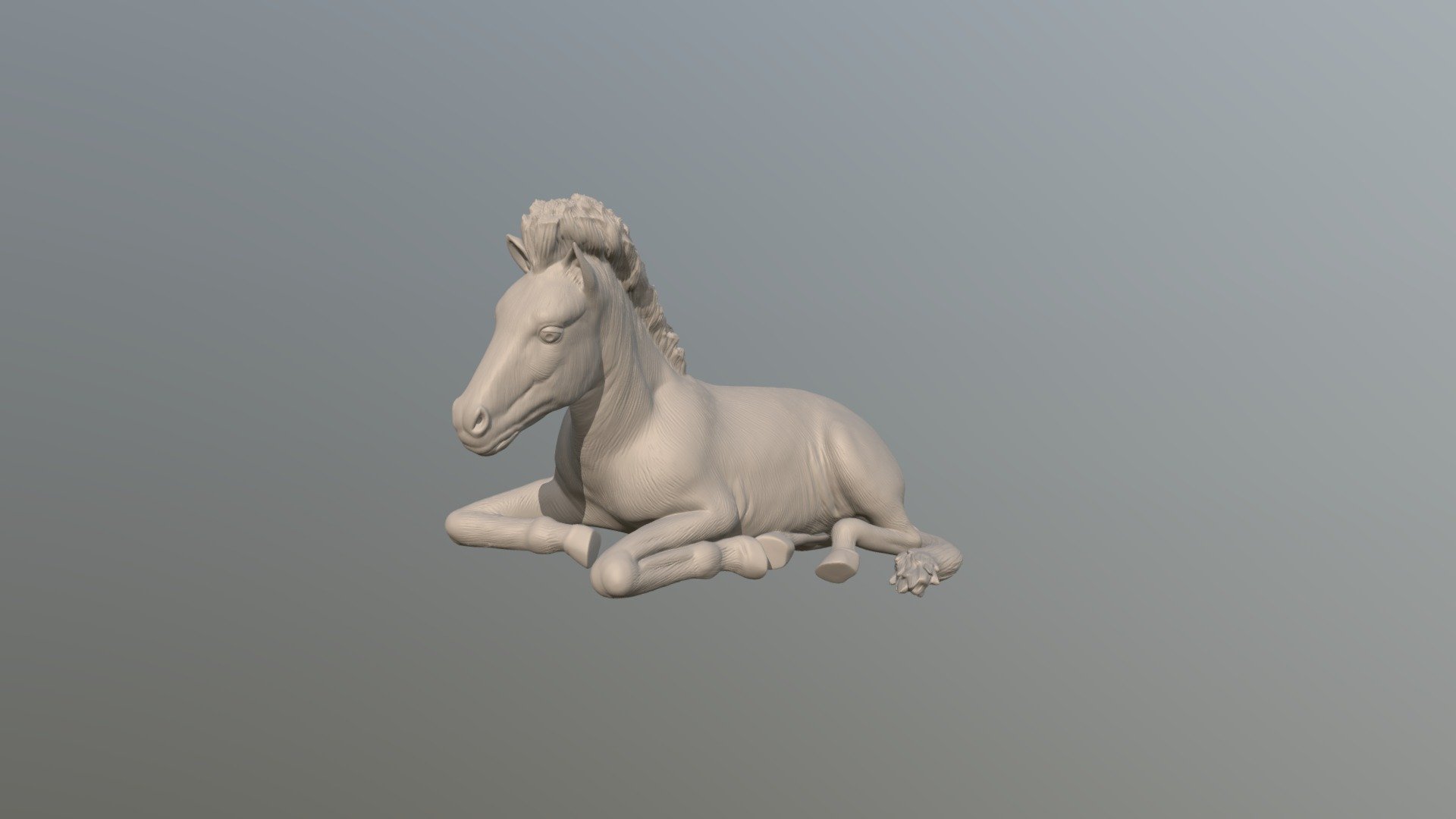 Cute Horse 3d model