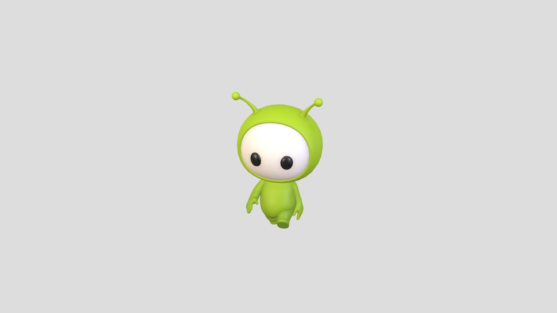 Character254 Rigged Mascot 3d model