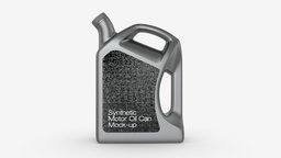 Motor Oil Bottle Mockup