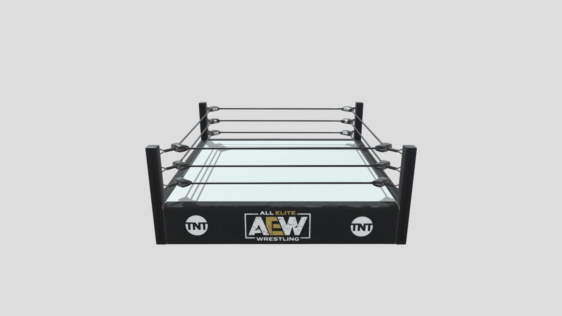 AEW Wrestling Ring 3d model