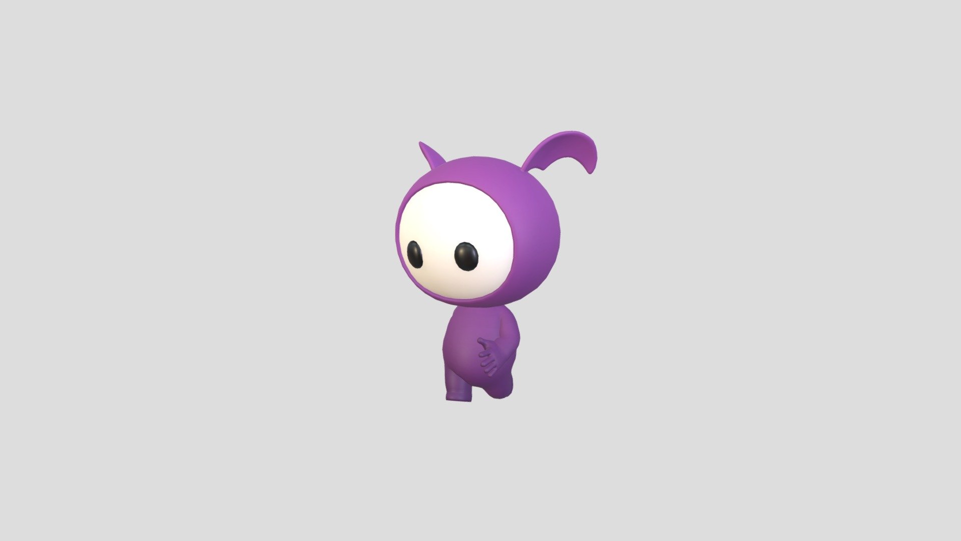 Character251 Rigged Mascot 3d model