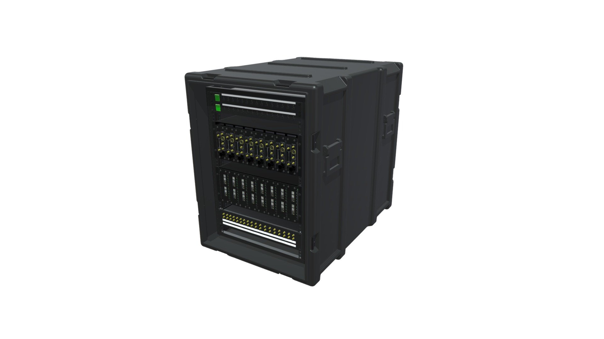 Mobile RF System Rack v1.1 3d model