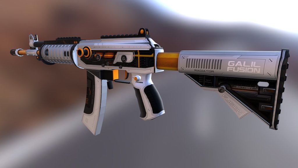 Galil-AR | Fusion 3d model