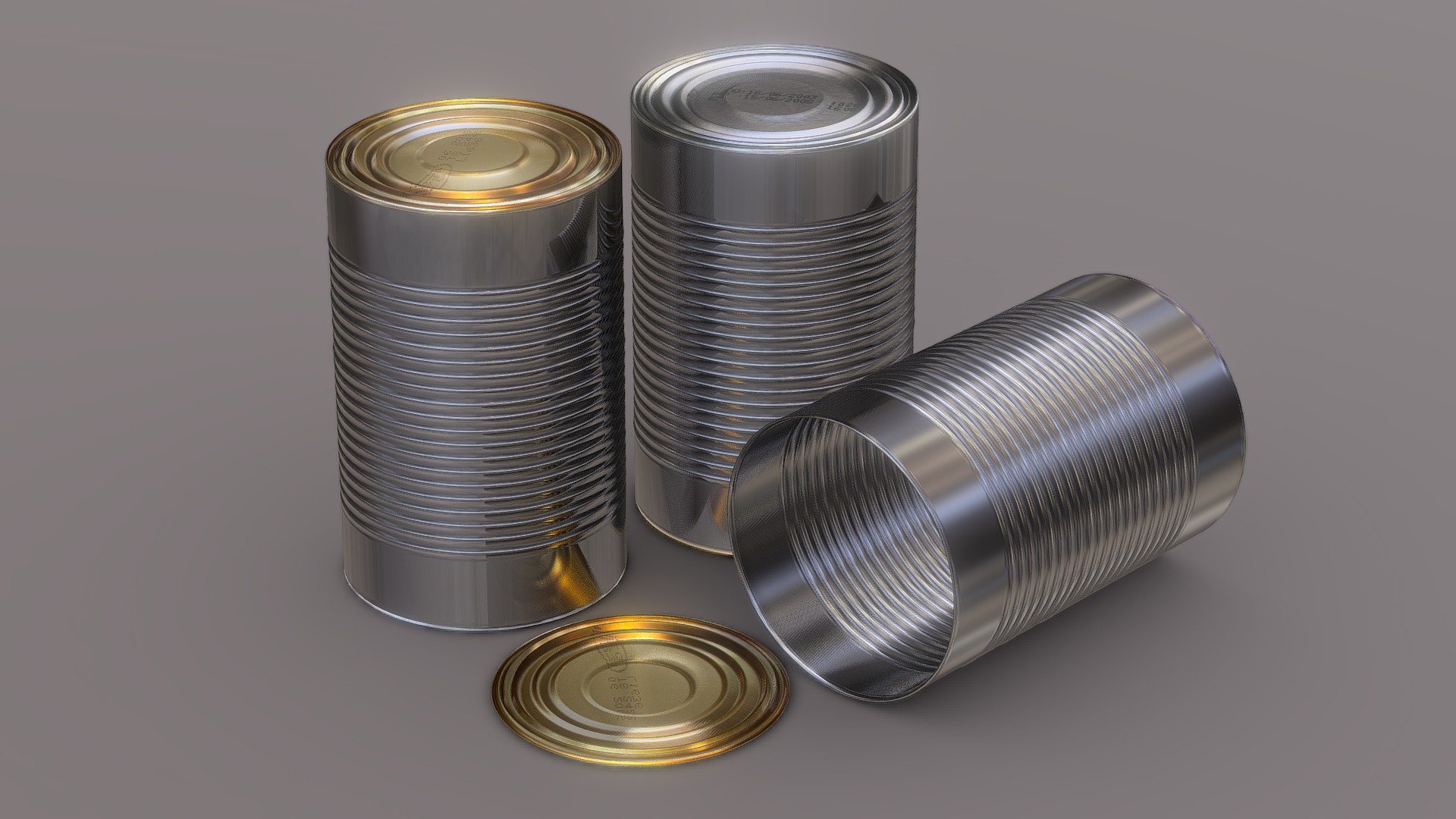 Tin Cans 3d model