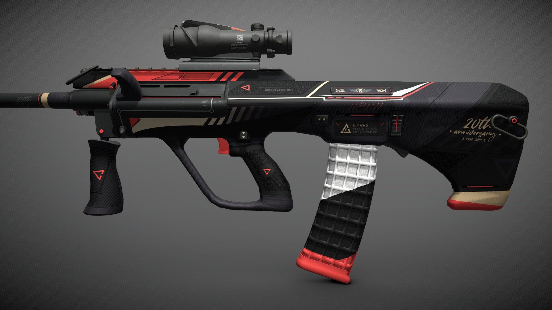 AUG | Cyrex "special edition" 3d model