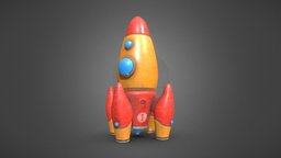 Vintage rocket toy