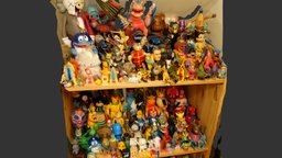 Tims Vintage Japanese Toy Shelf