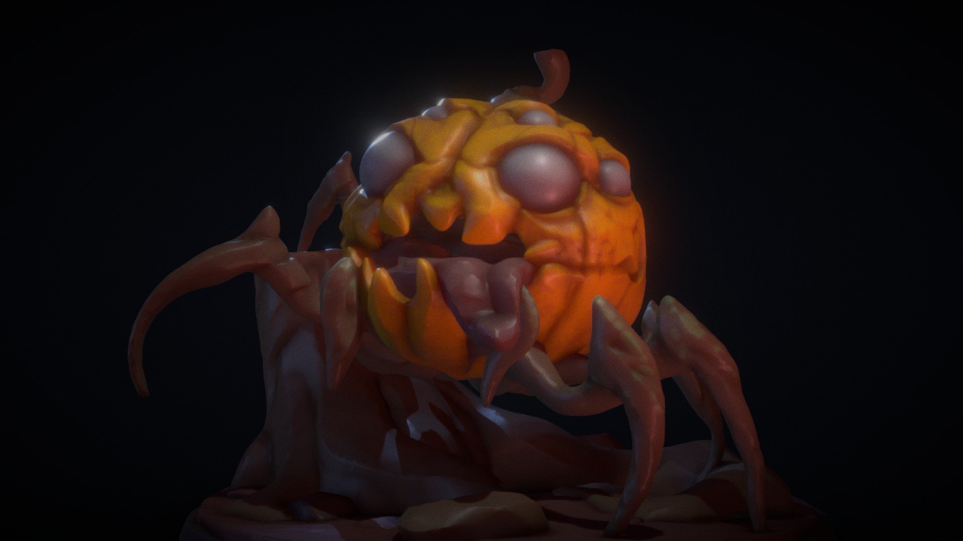 Spider-Pumpkin 3d model