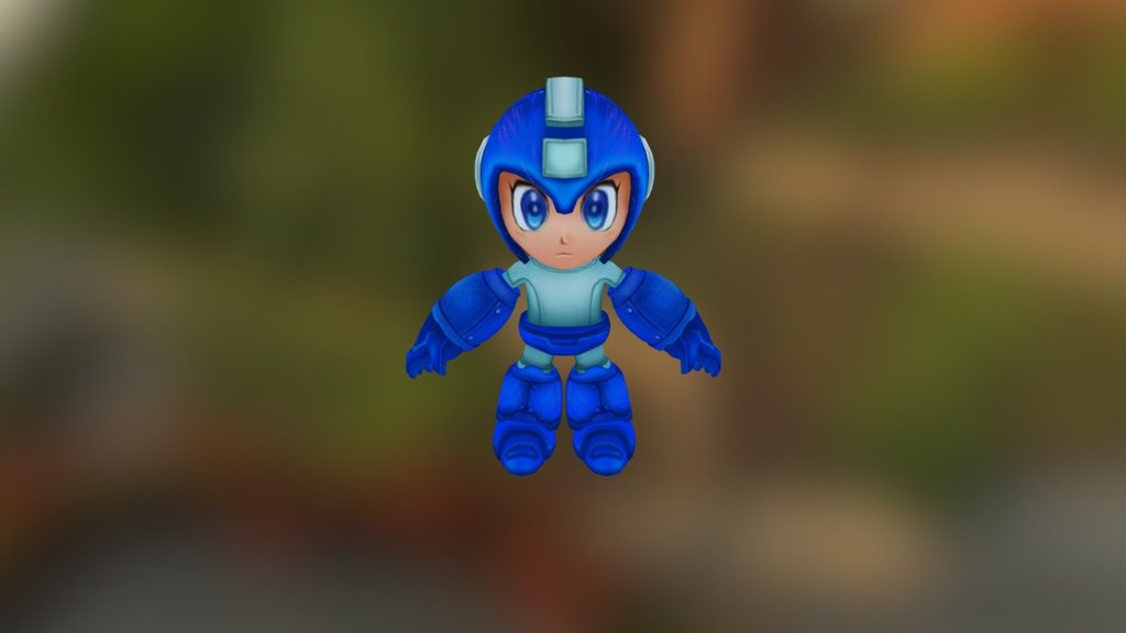 Megaman 3d model