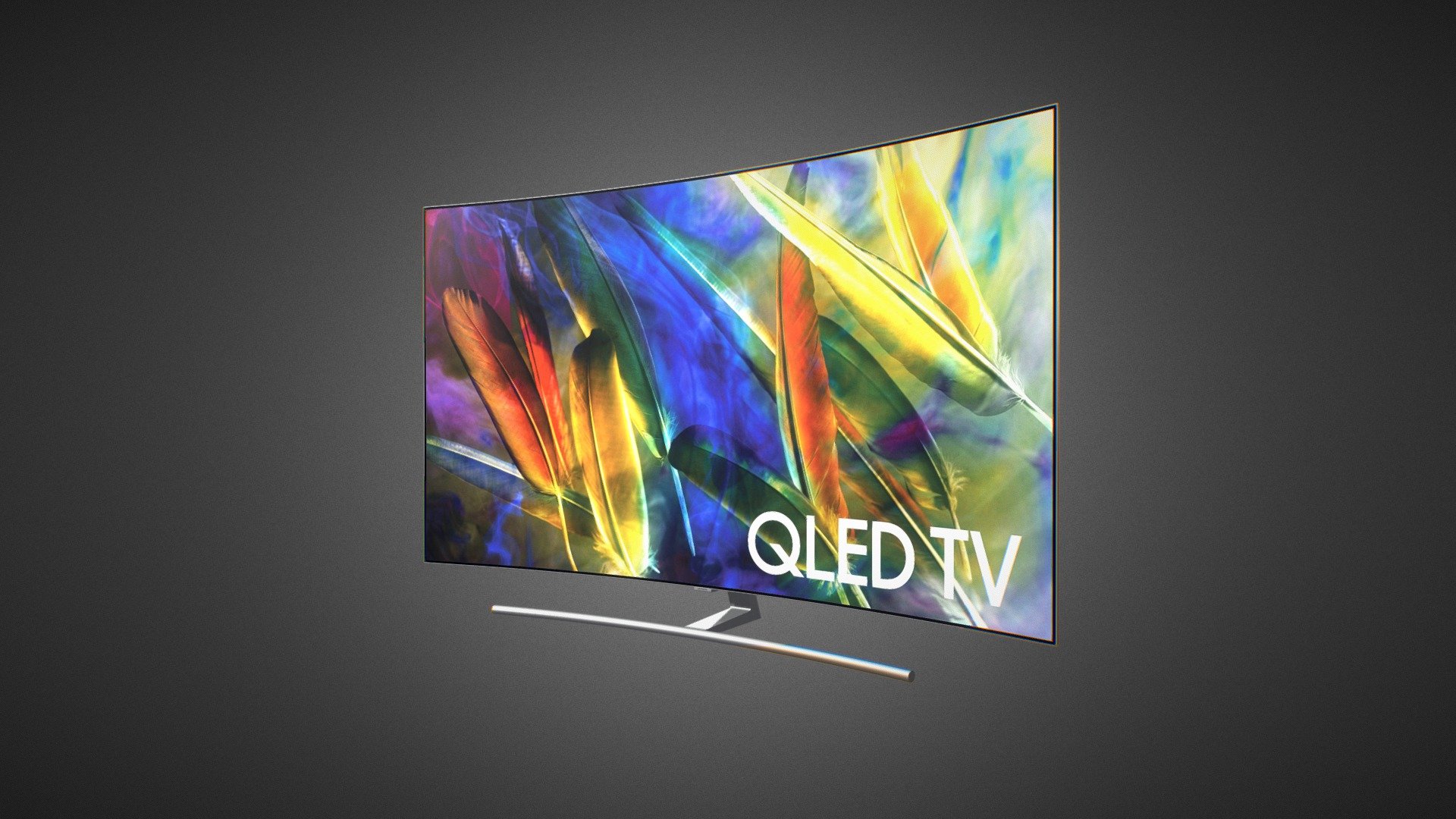 QLED Smart Curved TV Q7C for Element 3D 3d model