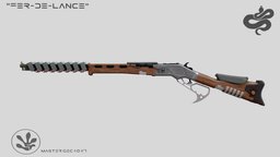 “Fer-de-Lance” Sci-Fi Winchester Concept