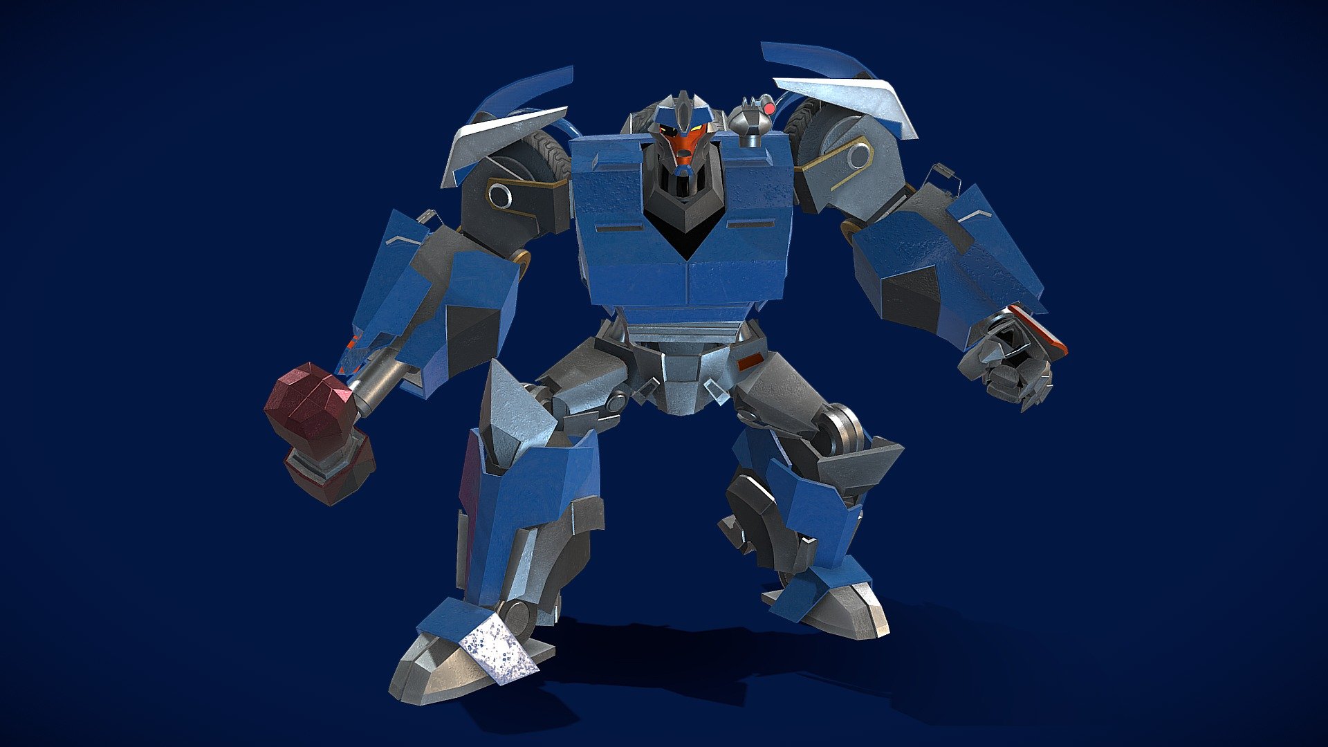 Breakdown Transformers Prime Rig 3d model