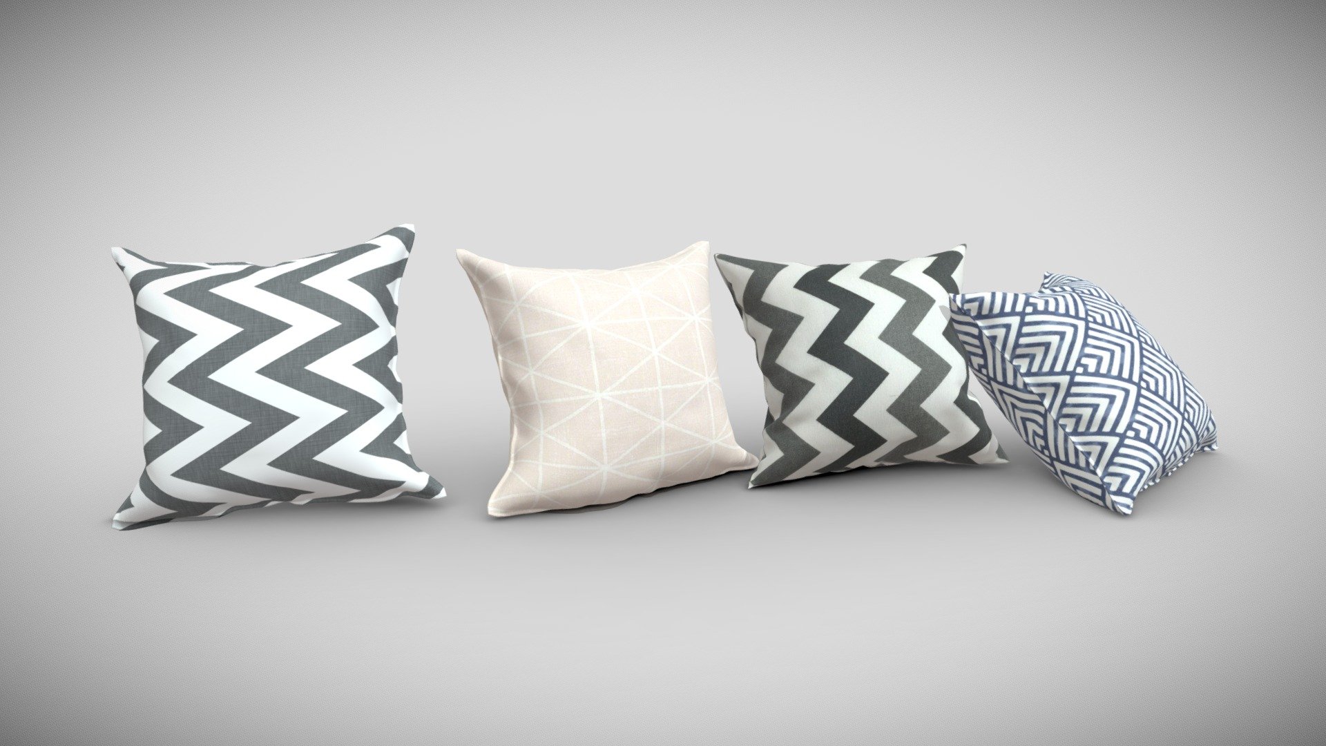 Cushions 3d model