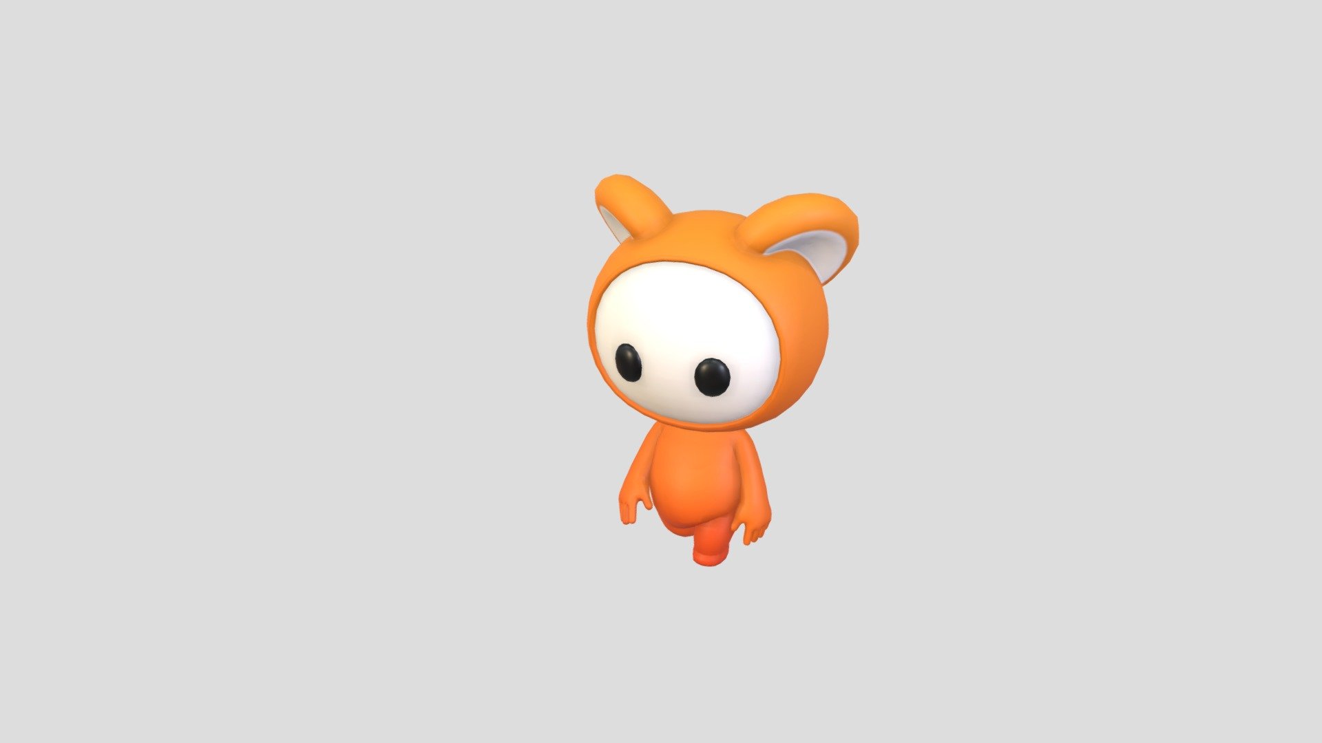 Character256 Rigged Mascot 3d model