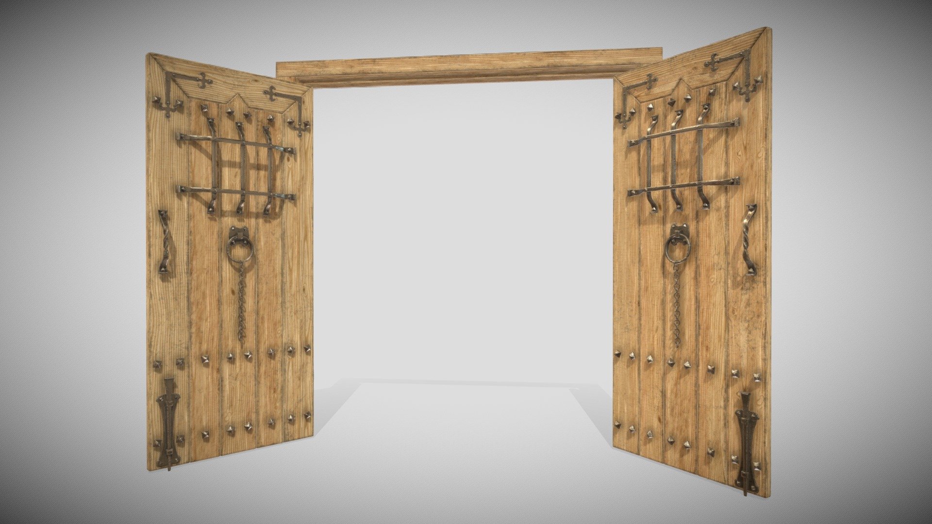 Double Door 3d model