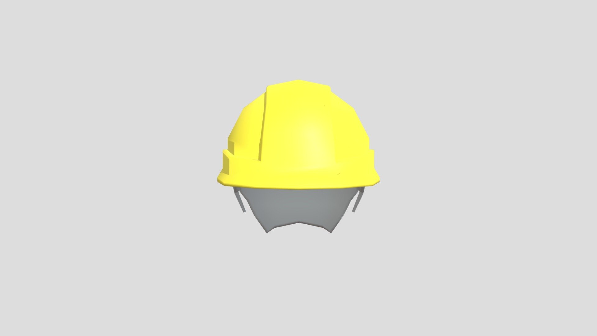 Low-Poly Constuction Hat / Hard Hat 3d model