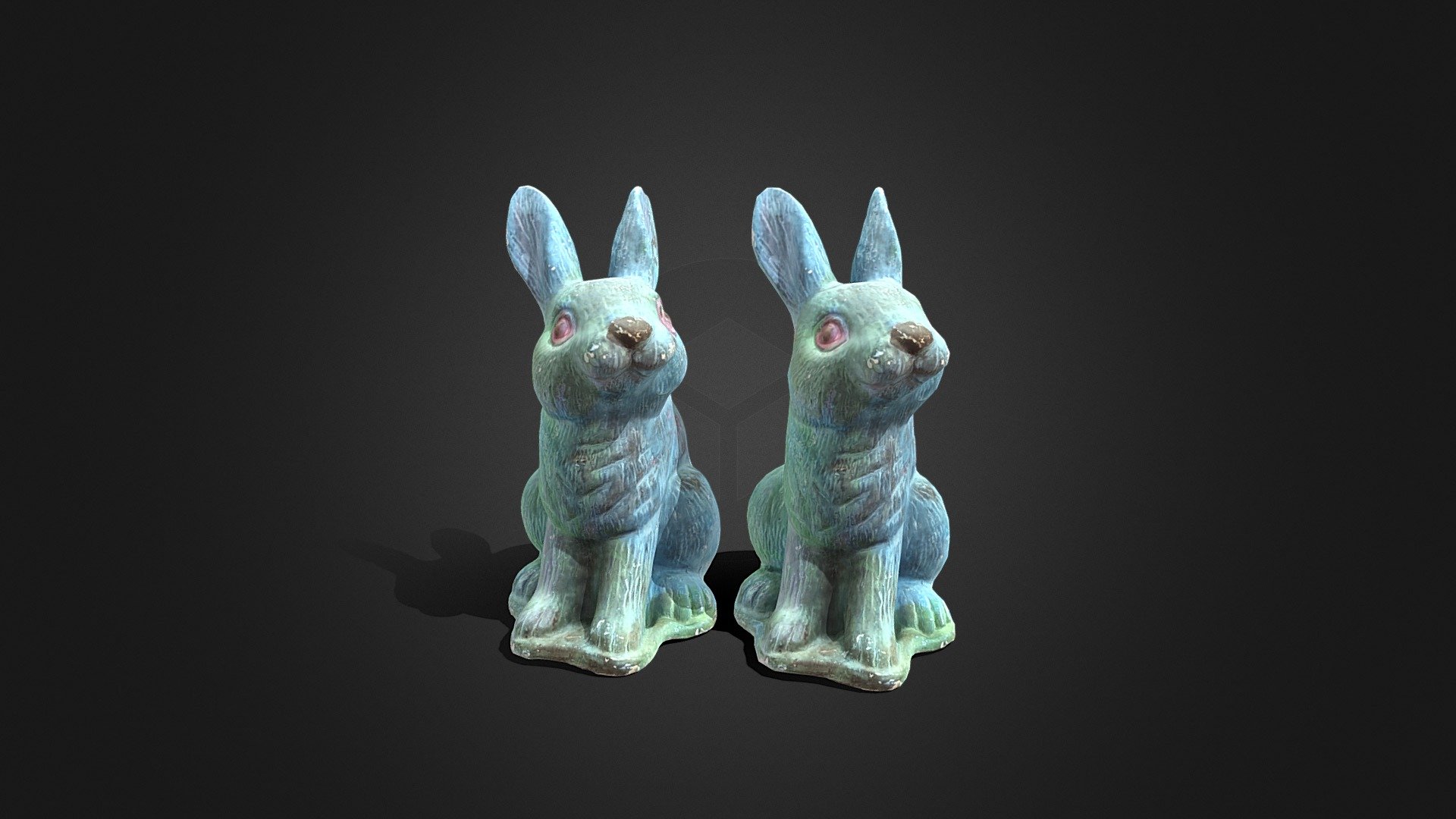 Rabbit Statue 3d model