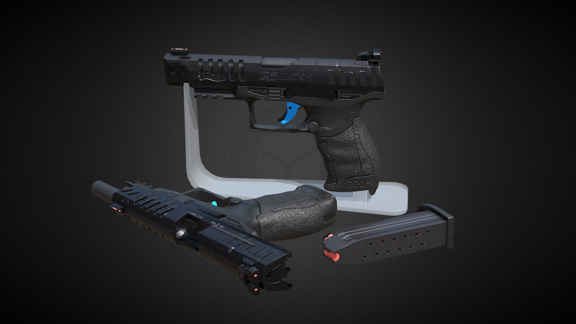 Walther PPQ 5 3d model