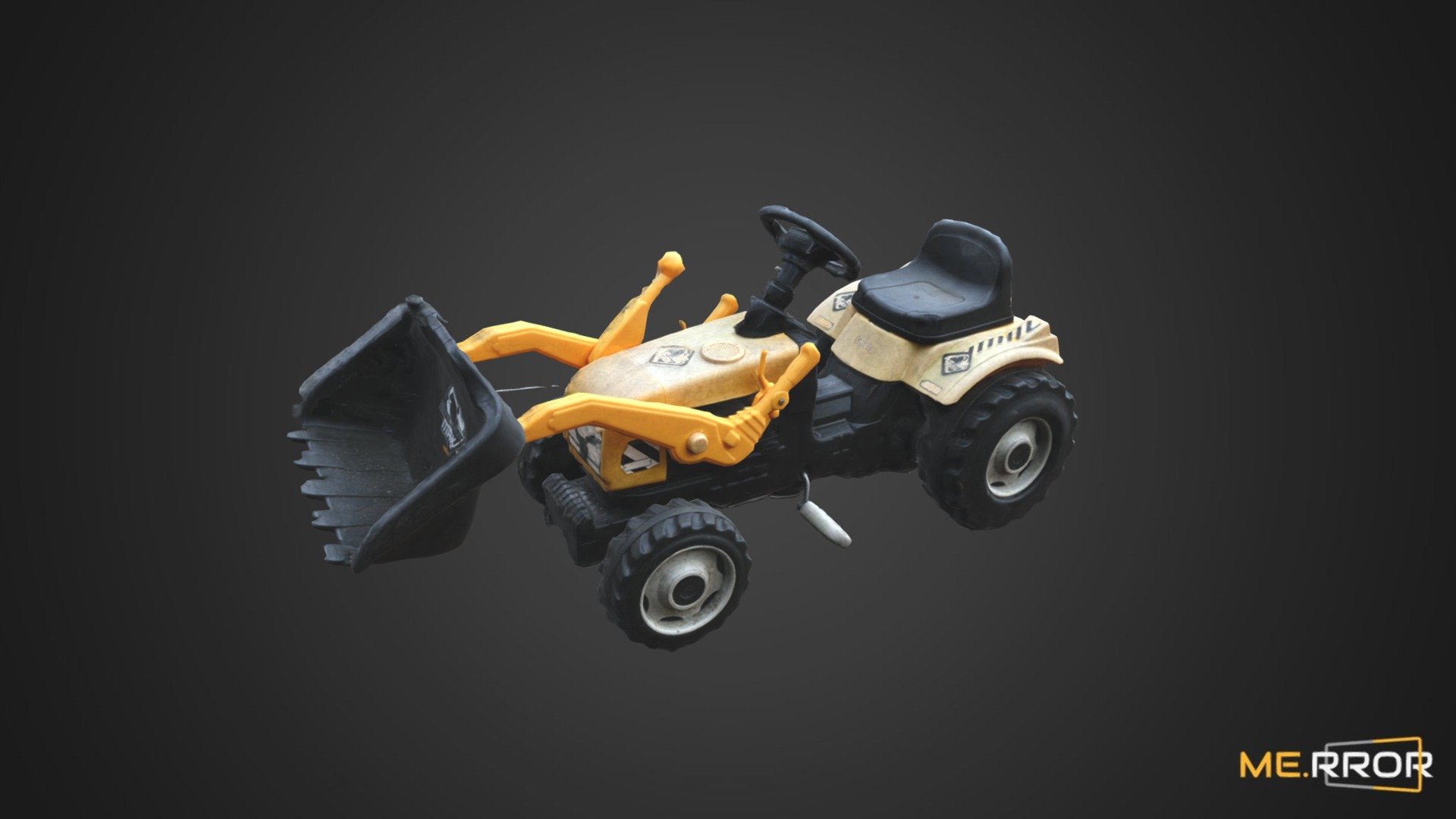 Toy Tractor 3d model