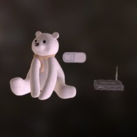 Tethered Teddy Bear