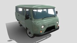 UAZ 452 "Buhanka" LOW POLY