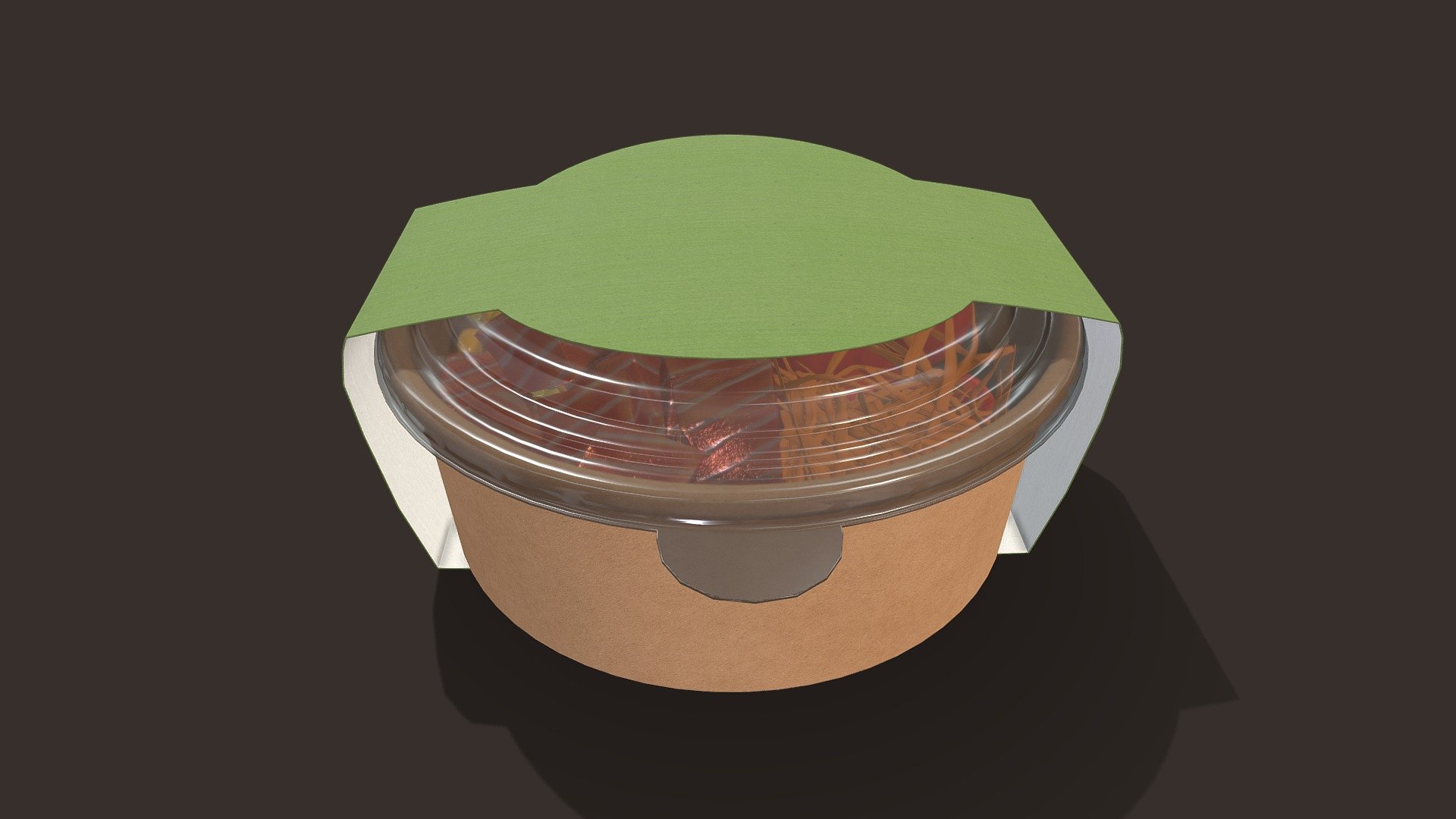 Food container 3d model