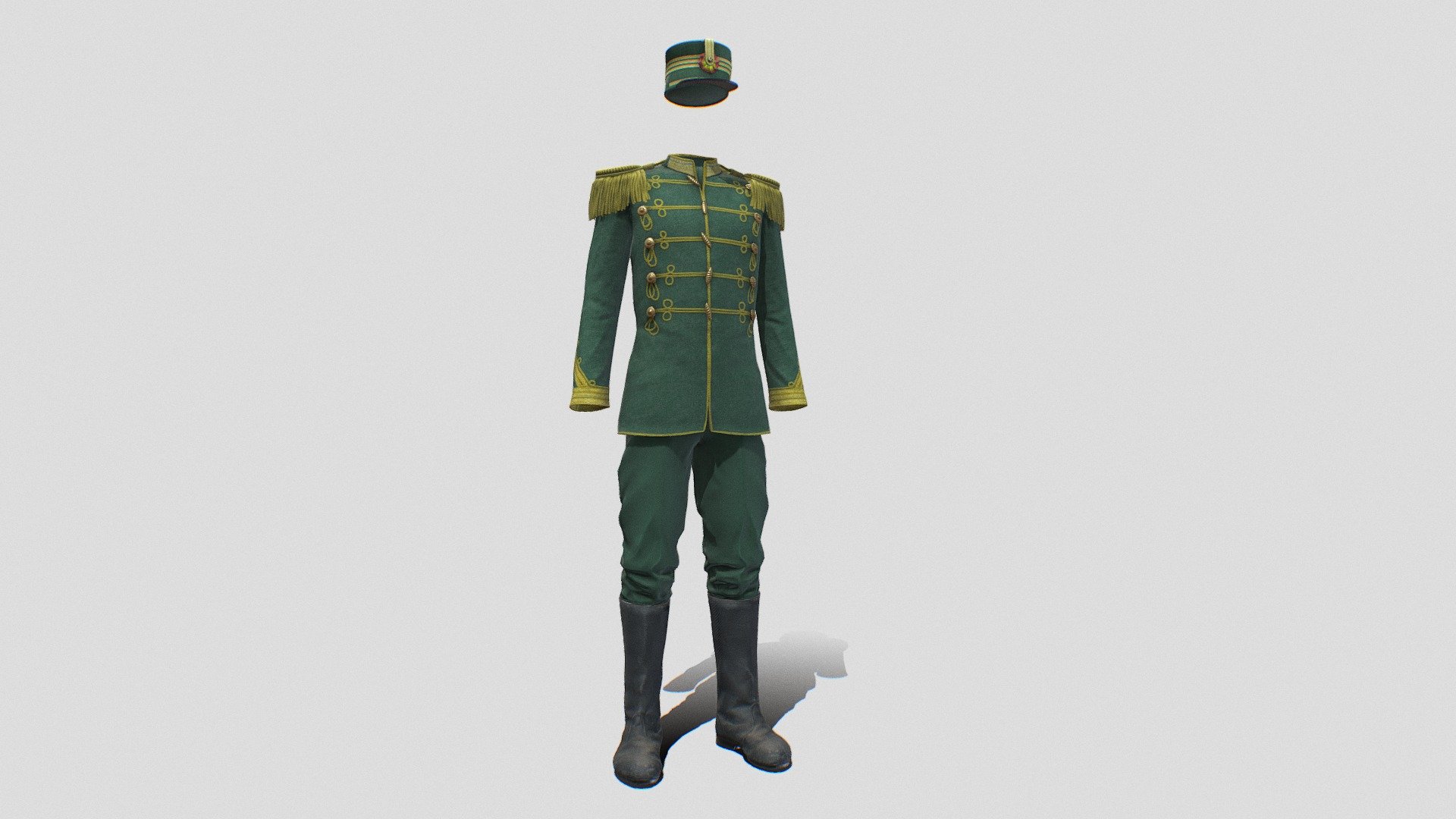 Vintage Uniform 3d model