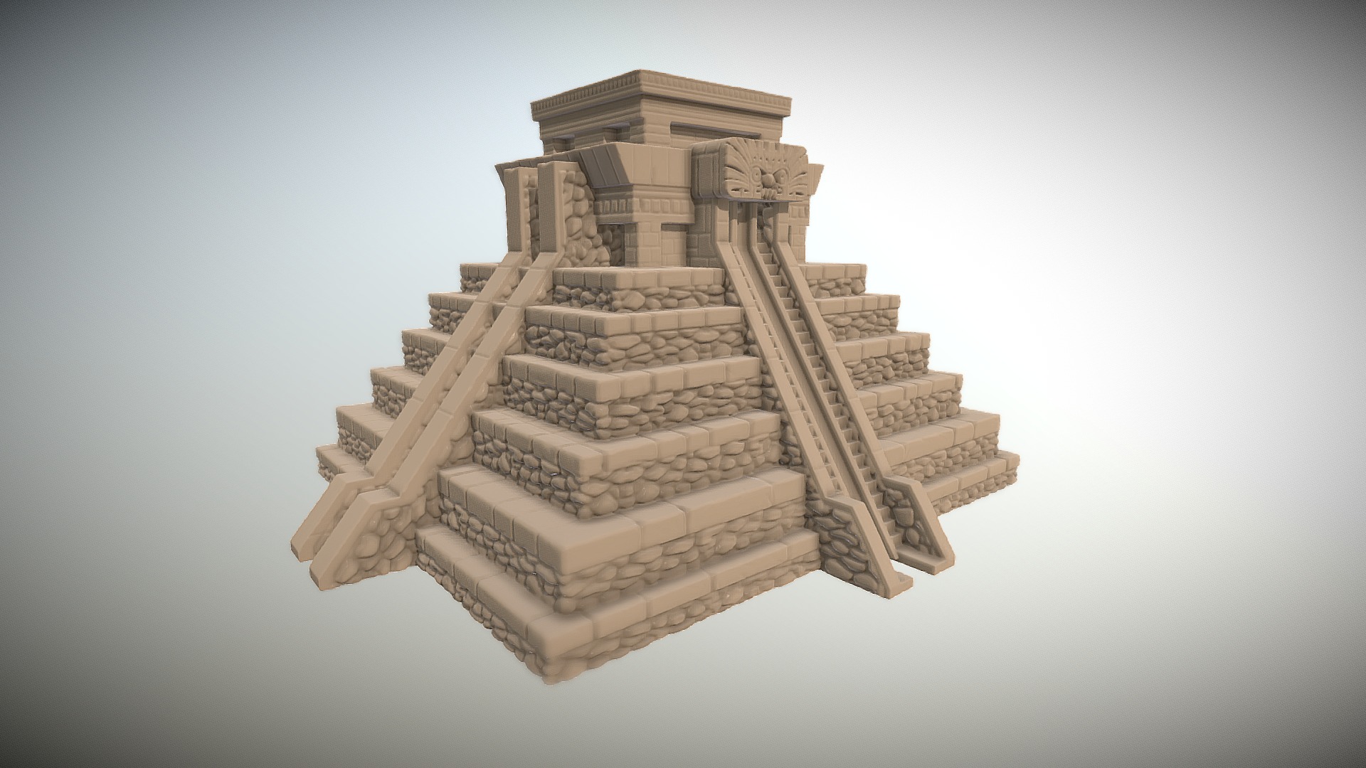 Atlantis Hotel Bahamas Pyramid 3d model