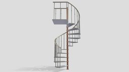 Spiral Stair 11 Thread 55 Inch Diameter 1