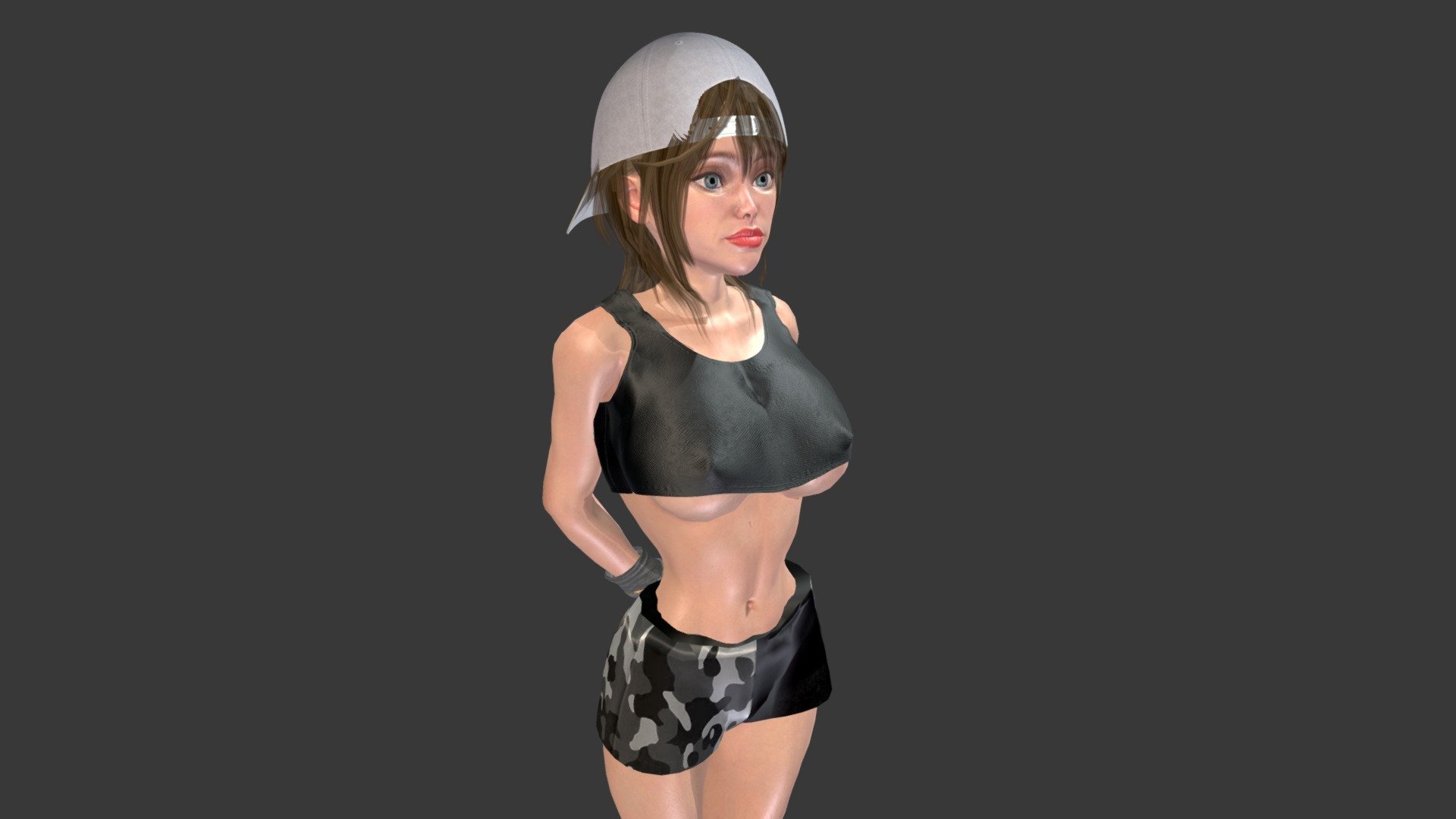 Girl 7 3d model