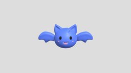 Stylized and Kawaii bat